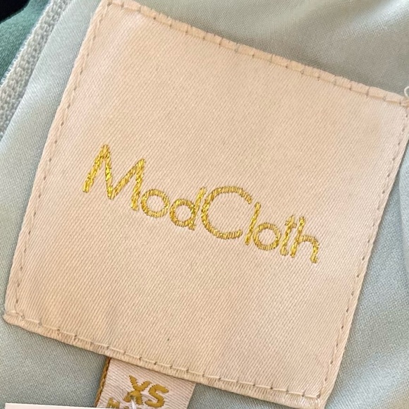 ModCloth Dress XS Wicked Elphaba Hi Low Maxi Flowy Whimsical Fairycore Ren Faire - Picture 9 of 10